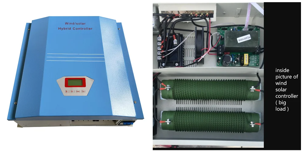 2KW 120V Wind Solar Hybrid PWM Controller for 2000W Wind Turbine and Wind Generator Use CE Certified 48V 96V 220v
