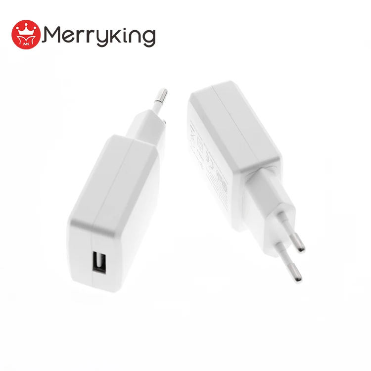 Зарядное устройство USB с европейской вилкой CE 5 в 600 мА, адаптер питания переменного тока для мобильного телефона