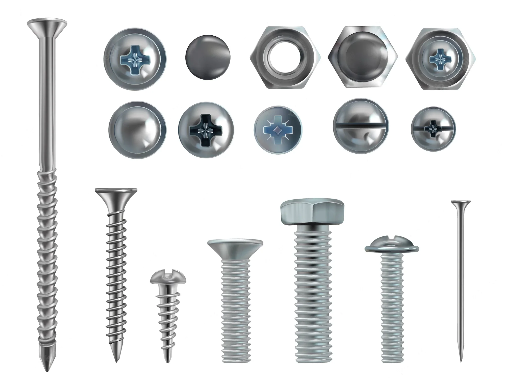 Carbon Steel Custom Screws Wood Screws Deck Screws