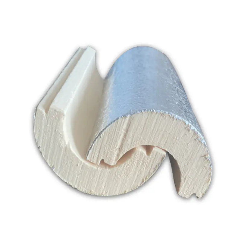 Aluminum Foil Phenolic Foam Composite Insulation Pipe Shell for Chilled Water Pipe Heat Insulation Materials