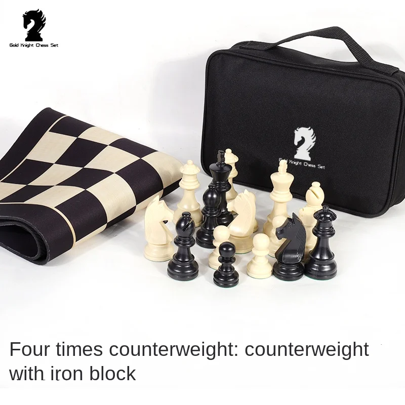 Высококачественный портативный набор для игры в шахматы с германскими рыцарями детей хорошее хранение бесплатной доставкой пластиковая настольная игра