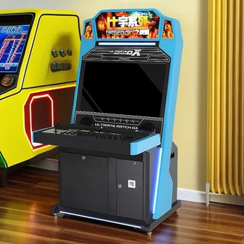 Wholesale 32-Inch Street Fighter Game Machine Large 4-Player Coin-Operated Indoor Arcade Japanese Spanish English Durable Iron