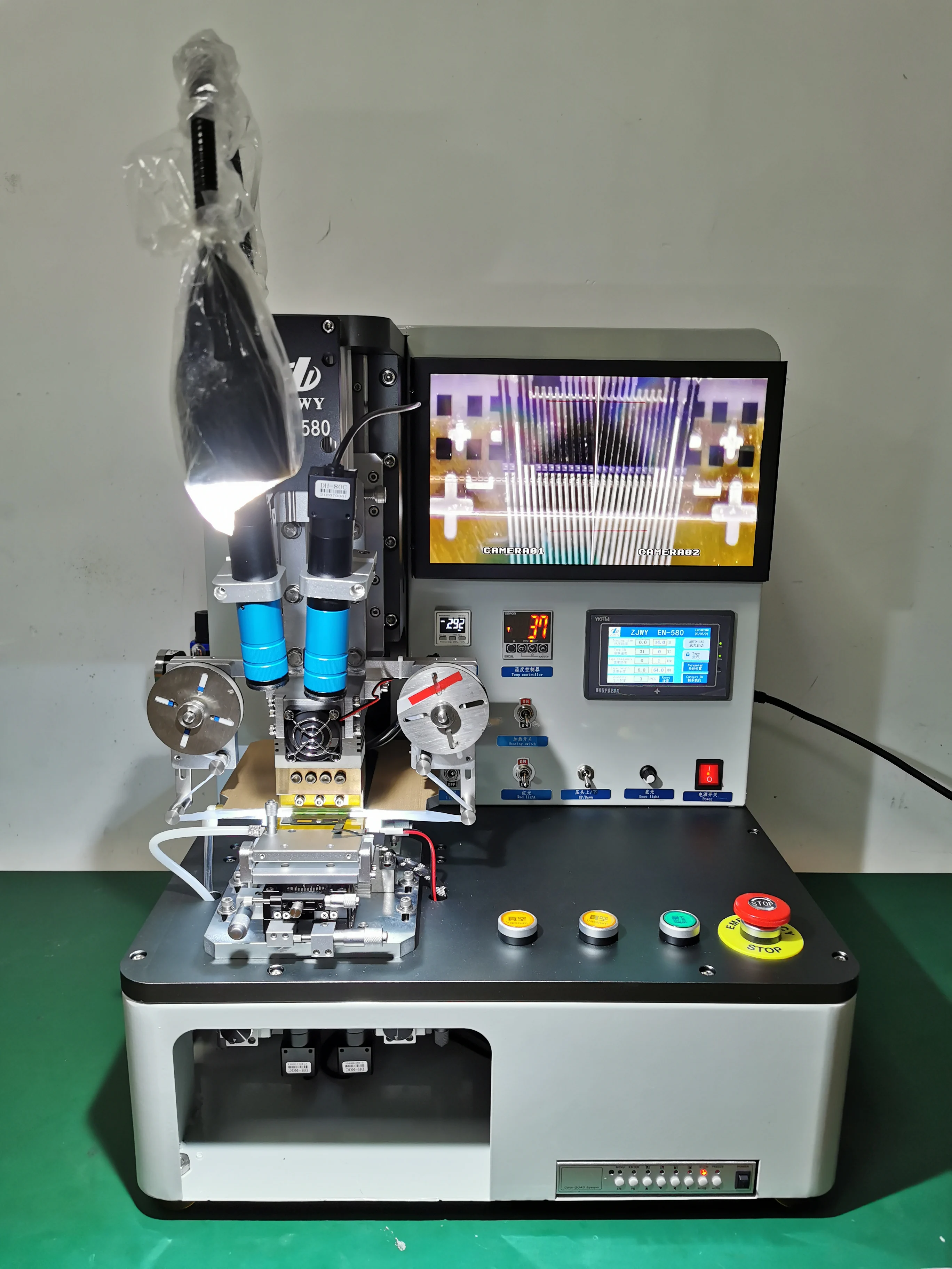 ZJWY EN-580 LCD Flex Cable Constant Temperature Bonding Machine for iPhone Samsung Huawei Xiaomi TAB COG COF COP ACF LCD Repair