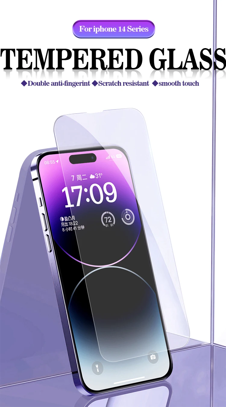 2 Pack Glass Tempered Phone14 13 With Box Screenprotector 14screen