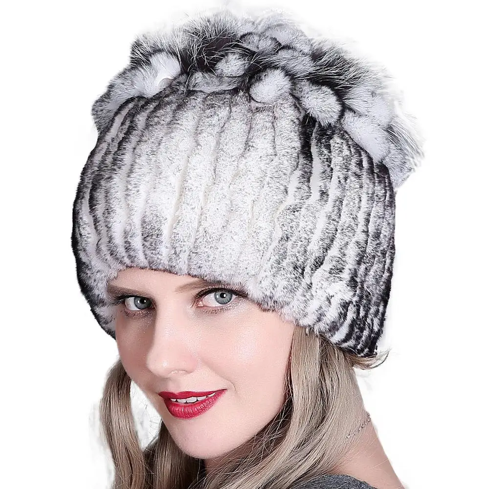 Ladies Knitted Beanie Hat 
