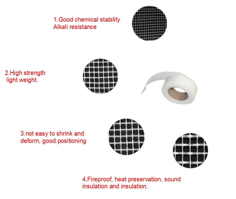 Fiberglass Mesh Tape Drywall Repair And Reinforcement For Stronger And