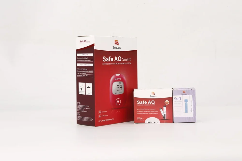 Sinocare Aq Smart Ce Approved Digital Blood Glucose Meter