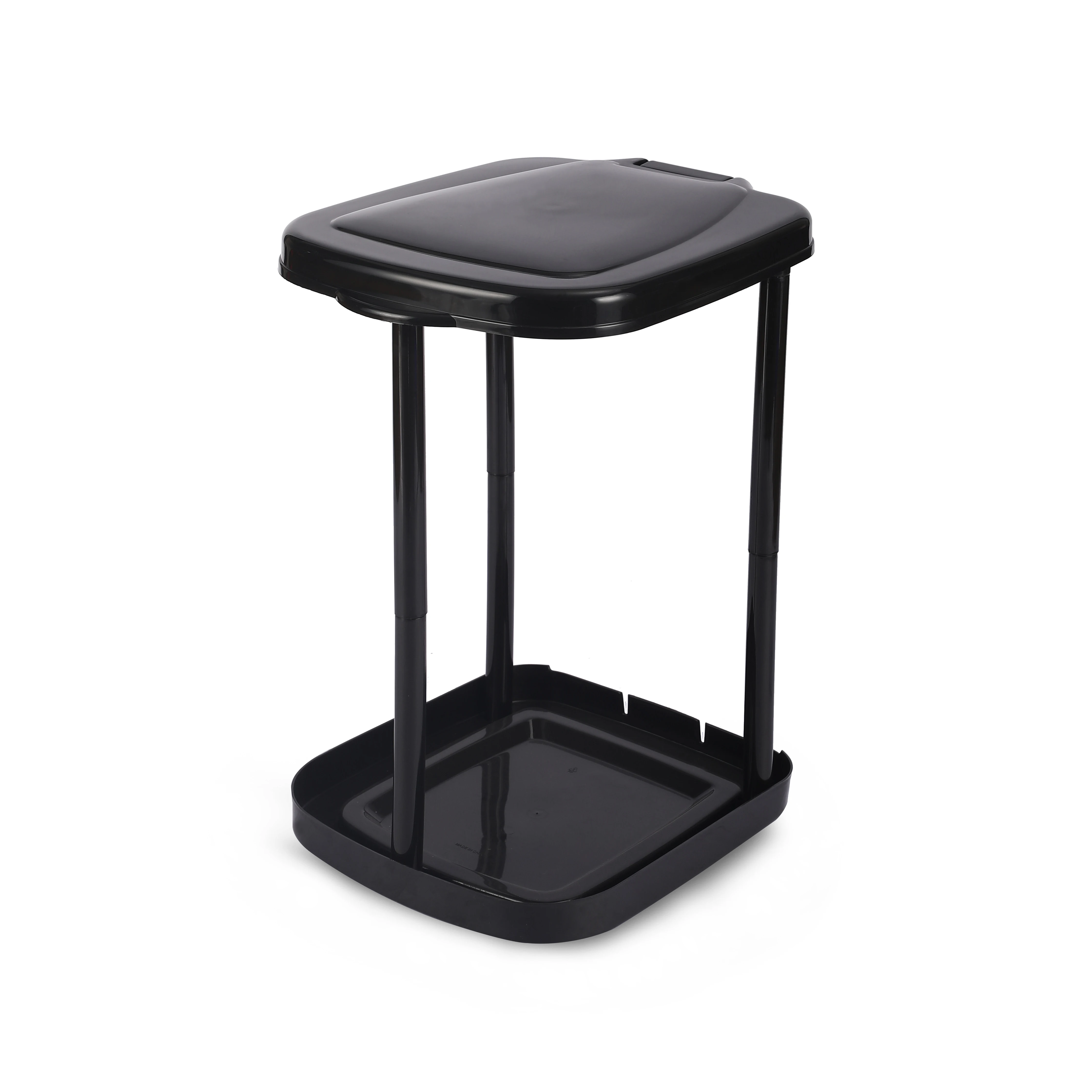 Folding Portable 90l Trash Rubbish Waste Bag Frame Stand Holder With