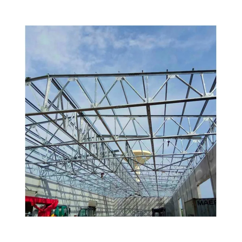 プレハブ軽量鉄骨フレームスペース三角屋根トラス| Alibaba.com