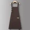 Halter color café clásico lona ajustable