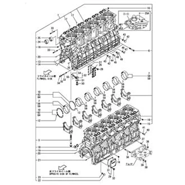 Factory Price for Yanmar 6AYM Engine Gasket, Side Cover 148620-01400 OEM Engine Parts