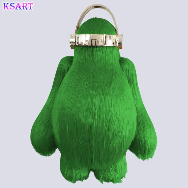 Modern creative Cartoon long hair Gorilla Hotel Bar Club opens trendy play fiberglass custom large sculptures