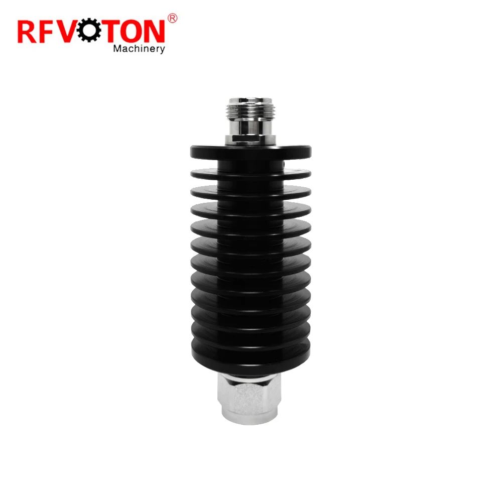 RFVOTON 50 Ohm N-type Male to N-type Female 50W 20dB Attenuator