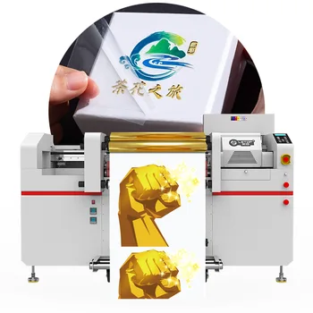 LETOP Crystal UV Dtf Gold Film 60CM Digital Printing Plotter Roll Sticker Printer Machine UV Label Sticker Printing Machine