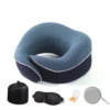 Neck Pillow + Eye Mask + Ear Plugs+Storage Bag+eva