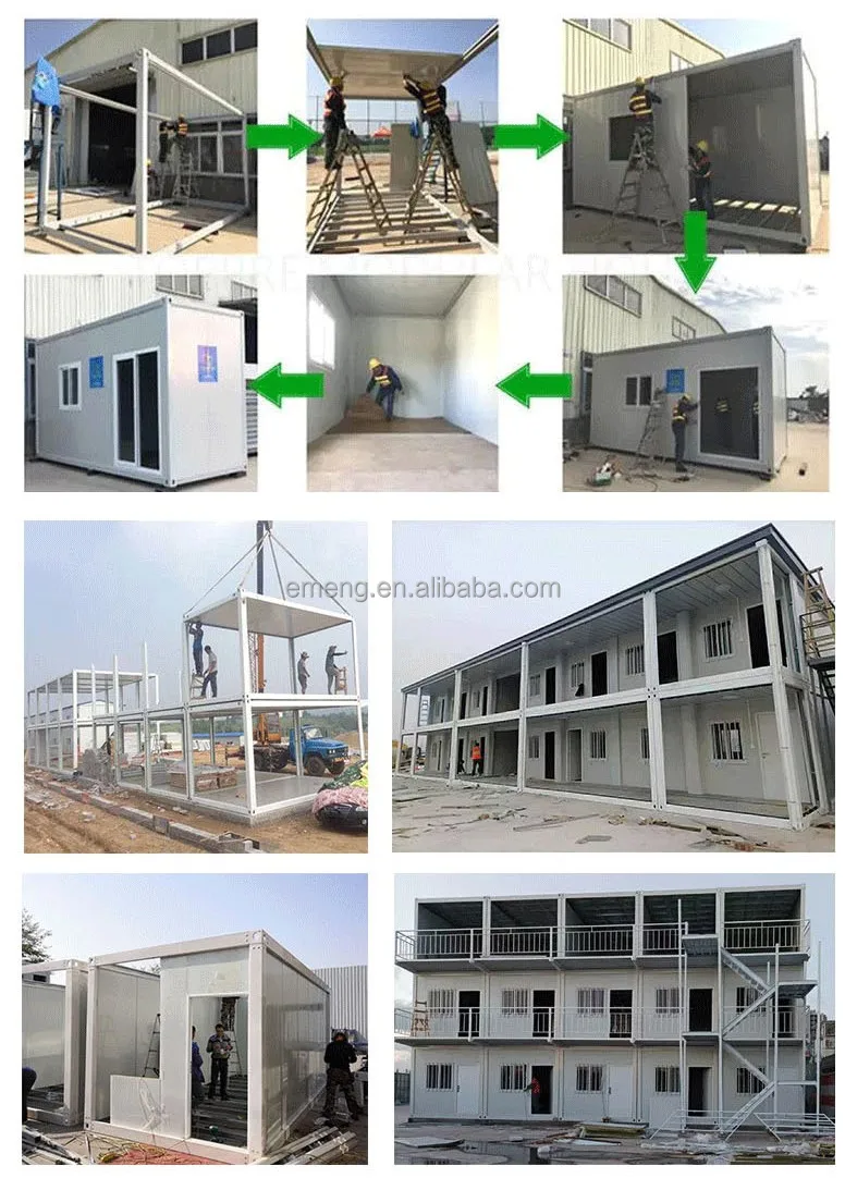 Fast Build Prefab House 20ft 40ft Modular Folding Foldable Small Tiny ...