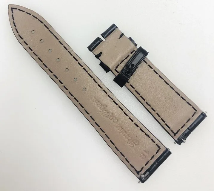 Small Order Quantity Fashion Multi Color 18mm Semi Mat Beige ALLIGATOR STRAP for FRANCK MULLER FM952 FM950