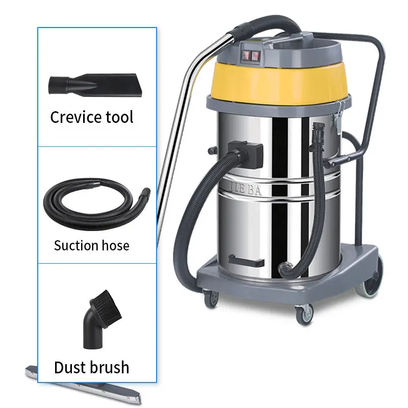 Aspirateur Eau Et Poussières 3000W - 60 Litres - Autobest - Filtre HEPA - Flexible 4m - Pour Chantier Et Atelier