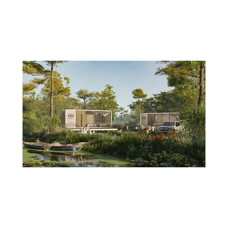 20ft 40ft Modular Prefab Tiny Homes Container Office Portable Apple ...