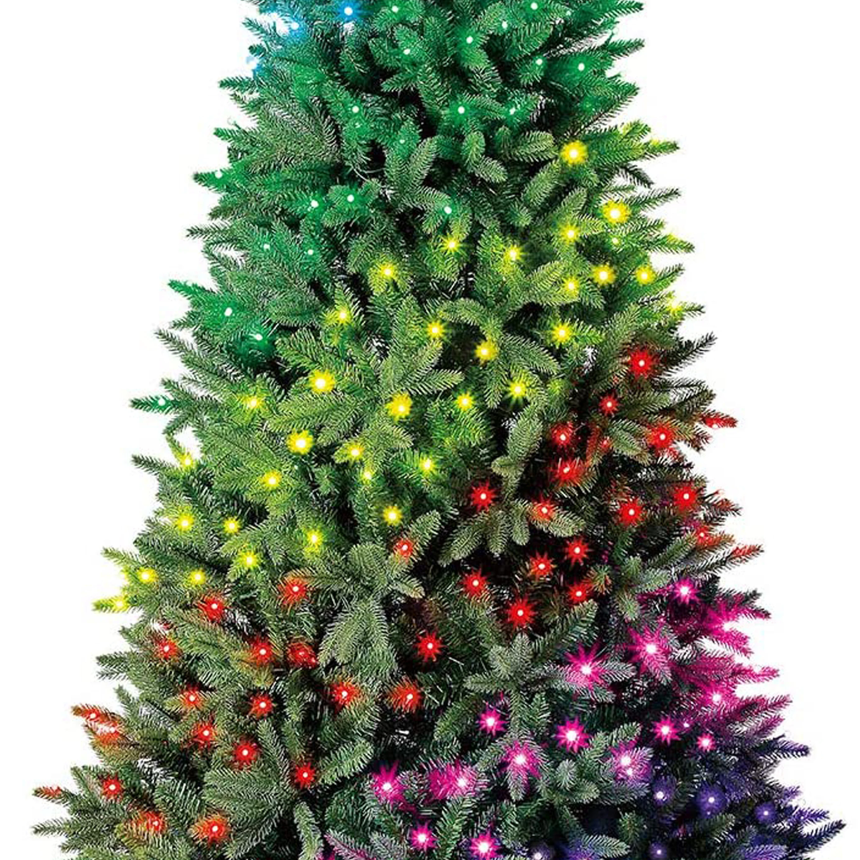 Wifi Smart Controller Prelit Colorful Lighted Artificial Christmas