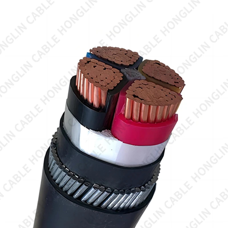 3 4 5 Core Underground Electrical Armoured Cable Power Cable 25mm 35mm 50mm 185mm 240mm 300mm