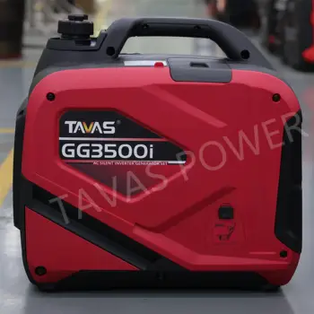 TAVAS GG3500i 2800W Super Silent Portable Inverter Gasoline Generator 230V/12.2A 149CC 3KW Max Power Auto Speed 60HZ Single