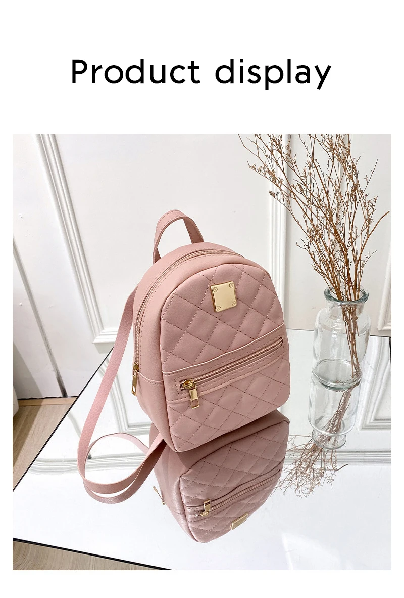 Fashion Multifunction Women's Small Backpack Luxury Brand Knapsack