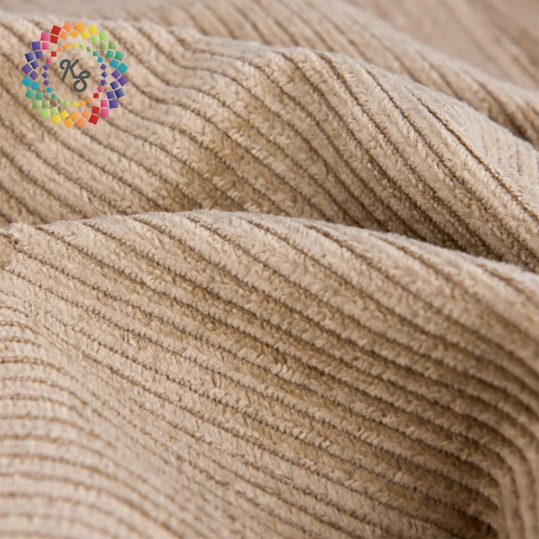 14 Wale двойная пряжа хлопчатобумажная тянущаяся Вельветовая