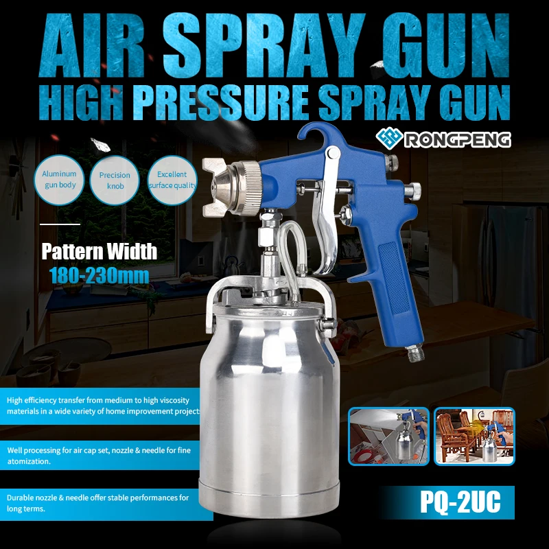 Rongpeng1.8mm High Pressure Spray Gun Pq-2u - Buy High Pressure Spray ...