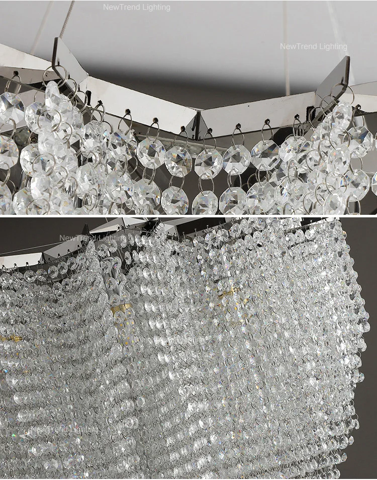 cpl 224 modern design hotel restaurant villa decorative light fixture custom large luxury crystal chandelier lamp-4