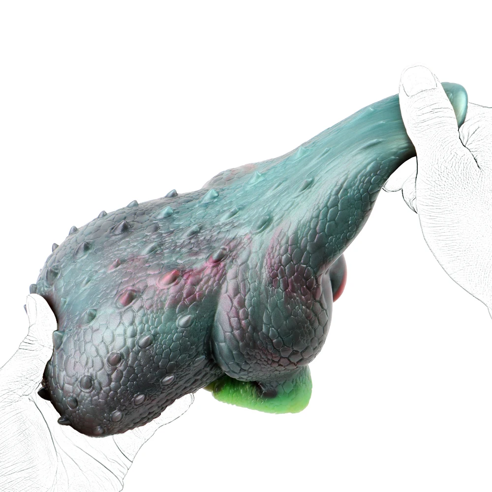 GEEBA Eidechsen-Muschi-Torso-Po-Sexpuppe, Realistische Tiervagina,  Männlicher Masturbator aus Silikon, Masturbations-Taschenbecher, Onahole