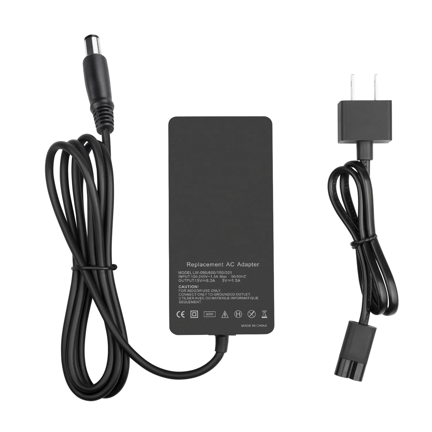 15V 6A 90W ノートパソコン ACアダプター充電器 Microsoft Surface Pro 