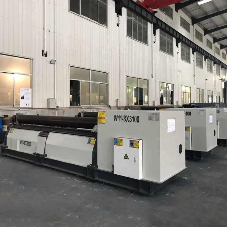 
Наньтун Yeshun зарубежных услуг cnc бендер Профилегибочная машина цена W11 серии стальной пластины прокатки машина 