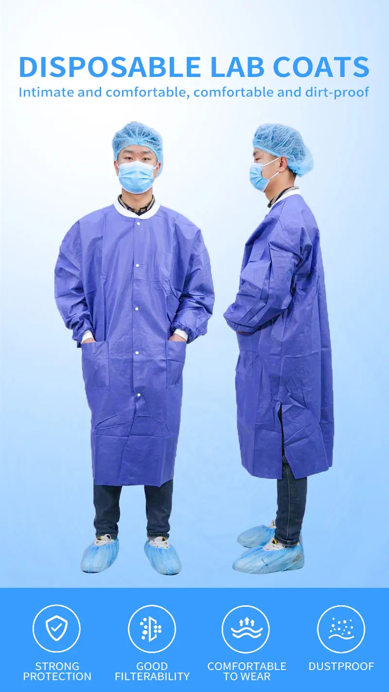 Cleanroom Lab Coat Lab Coat Disposable Blue Disposable Plastic Lab Coat Buy Cleanroom Lab Coat