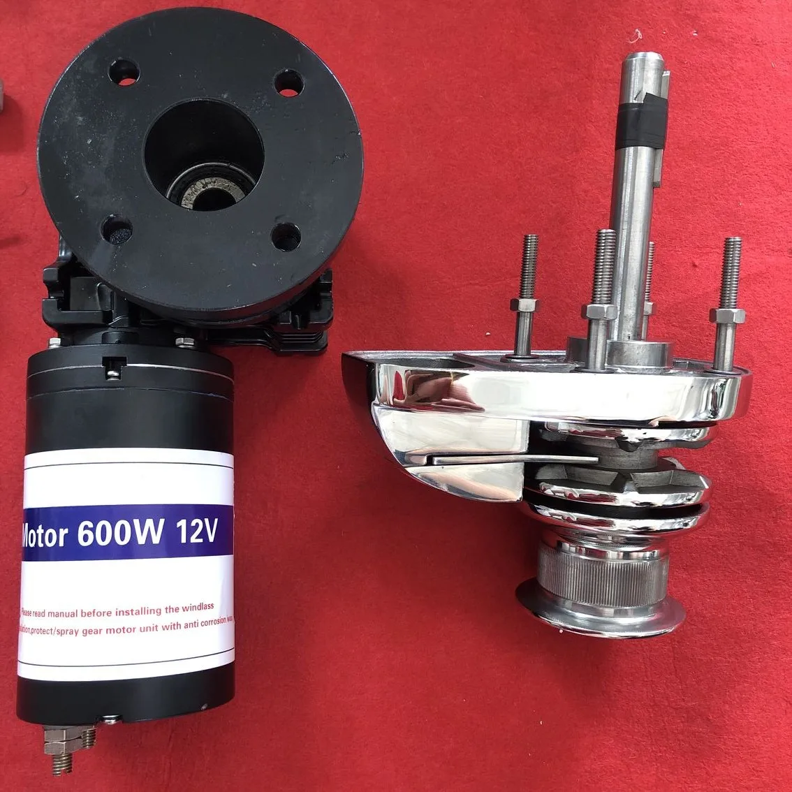 Stainless Steel Anchor Windlass Dc Vertical Windlass 1200w For G8 G10