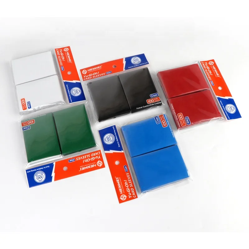 Multi-Color Card Sleeves Pack of 100 PP Material Board Gaming Cards for ODM  OEM Game
