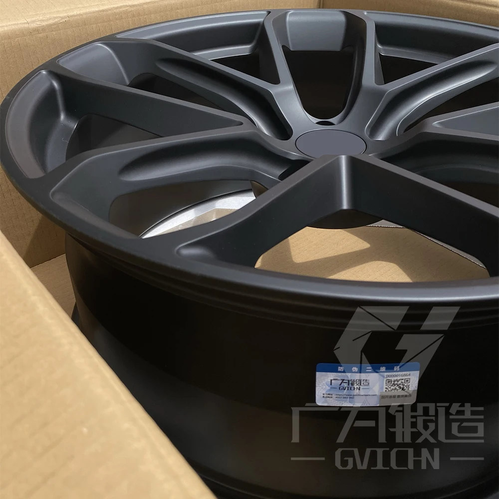 GVICHN matte black one piece forged wheel 16 17 18 19 20 21 22 23 24 26 inch aluminum alloy rims 5x112 5x114.3 5x120 wheel hub