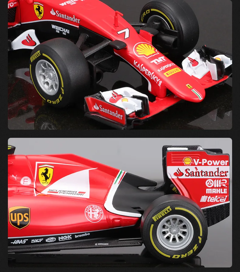 1 24 Alloy Formula 1 Car Models Scale Simulation Collection Diecast Toy Ferrari Formula F1