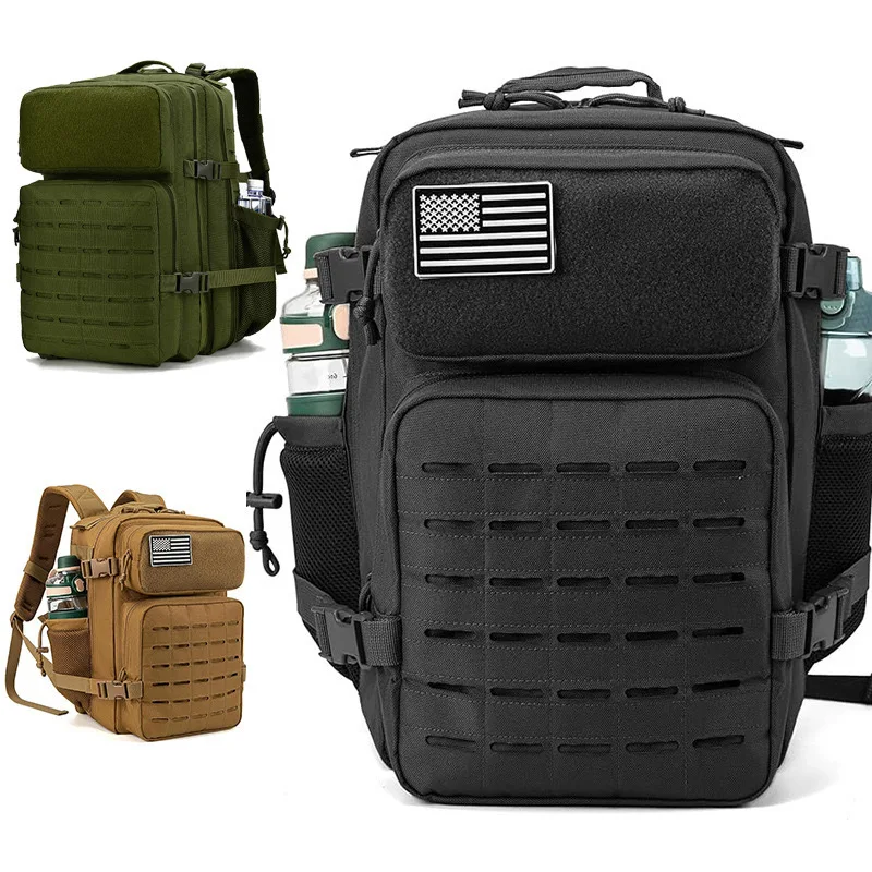 45L Tactical Survival Backpack - Unisex, Waterproof & MOLLE