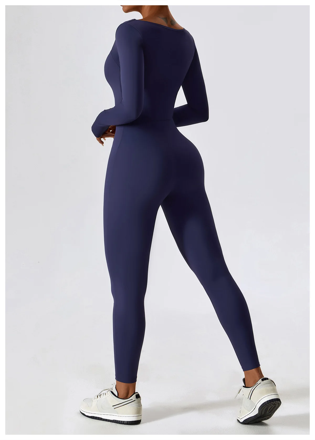 Hingto Designer Custom Nylon Women Fitness Compression Jumpsuit Mujer ...