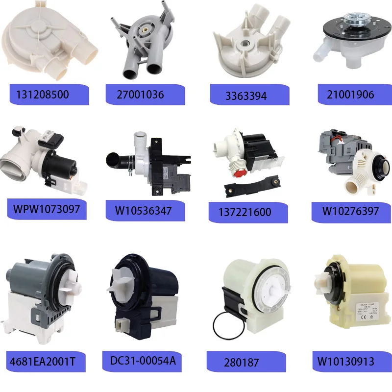 High Quality Washing Machine Parts & Dishwasher Parts & Dryer Parts