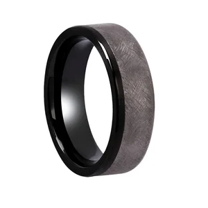 Tizti Wholesale Tantalum Wedding Ring Matt Finish Distress Brush Pure Tantalum Wedding Bands