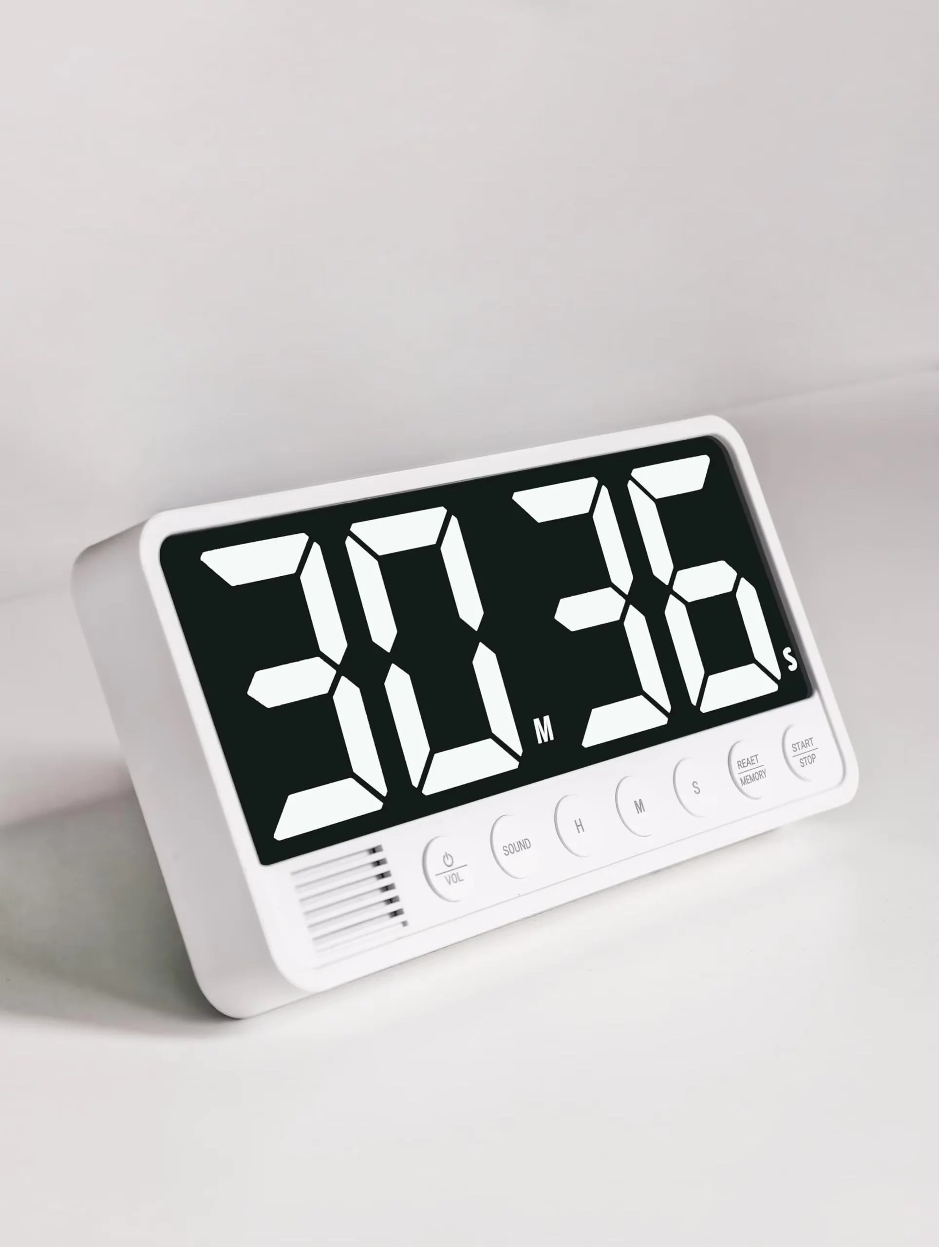 Large Digital Display LED Magnetic Rechargeable Countdown/Up Timer Learning Fitness Time Management Timer