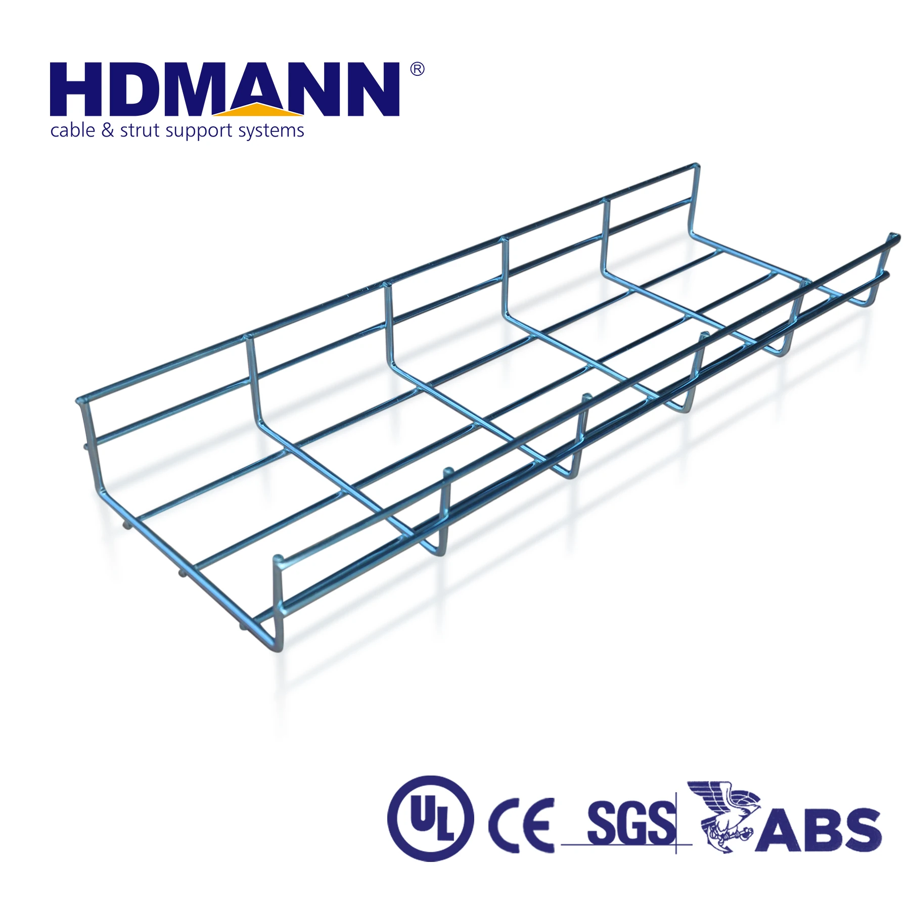 Bright Color Electrical Galvanized Wire Mesh Cable Tray Cablofil