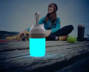 RGB LED Table and Camping Outdoor Lamp  Lamp Cordless Rechargeable Led bar Portable Table Lamps with Handle