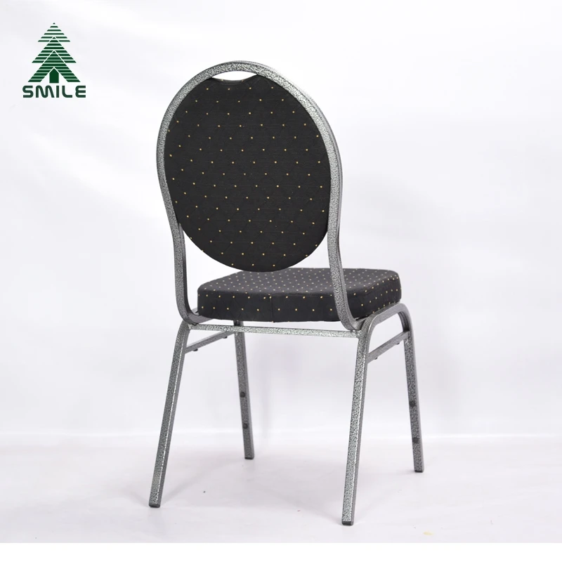 Free Sample Strong and Durable Metal Hotel Event Chairs Stackable Banquet Hall Chairs and Tables for Apartment Use on Sale