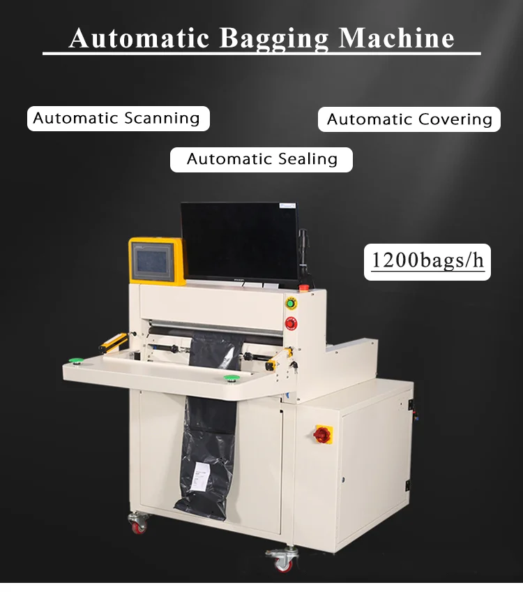 Auto Fulfillment Bagging System Poly Mailer Order Automated Pouch Packaging Fulfillment Packaging Equipment