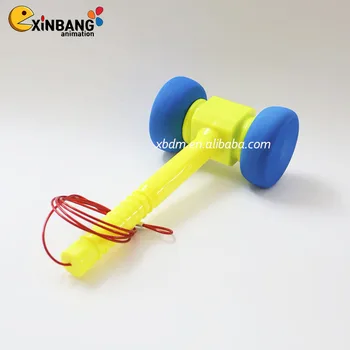 High quality blue color hammer for children's game machines, playing ground mouse and frog touch games