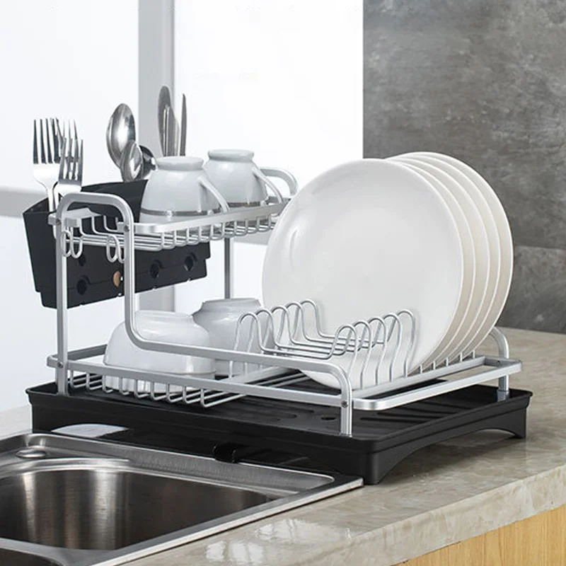 Steel Dish Cuisinart Aluminum Rust Proof Dish Drying Rack Numhew