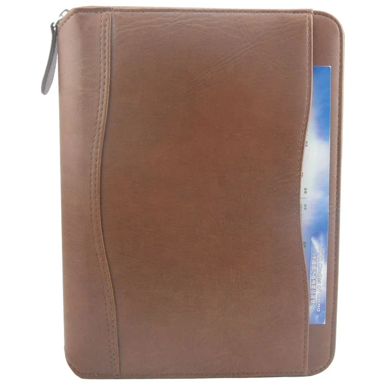 Высококачественный Органайзер из искусственной кожи на молнии размера A5